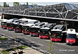 Die Busgarage Leopoldau bietet Platz für rund 200 Busse. Sie wurde am 2. Juli 2007 in Betrieb genommen.