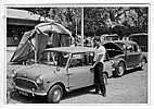 Morris 850 Clubman und VW 1300 Export Campingplatz Sistiana/Italien